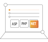 支持ASP、PHP、.Net等多種語(yǔ)言開(kāi)發(fā)